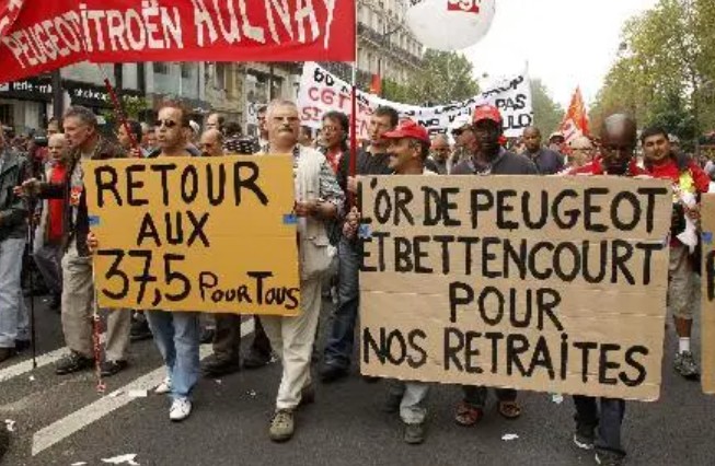 2号站法国遭遇大规模罢工和示威游行浪潮 反对退休制度改革