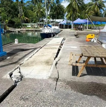 巴布亚新几内亚发生二号站7.0级地震 震源深度40.3公里